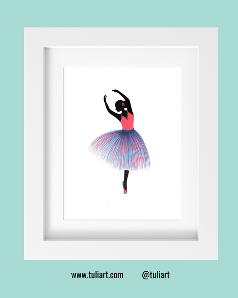 Ballerina Art Illustration - Anisa