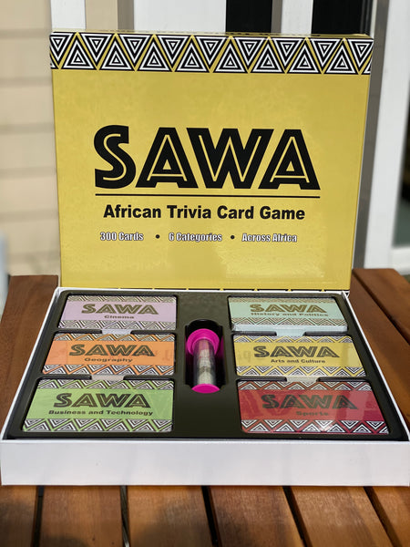 SAWA African Trivia Card Game