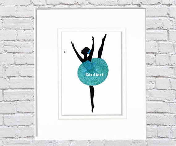 Ballerina Art Illustration - Chayil