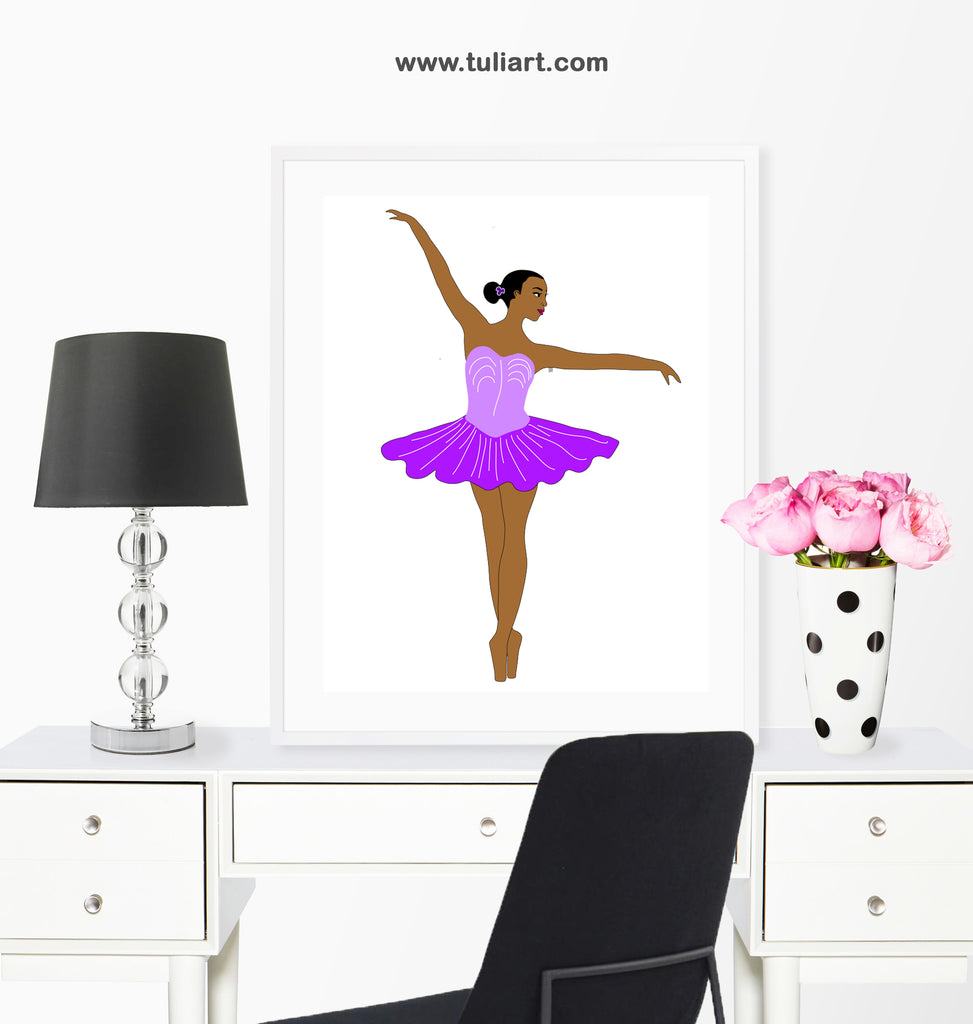 Ballerina Art Illustration- Lerato R