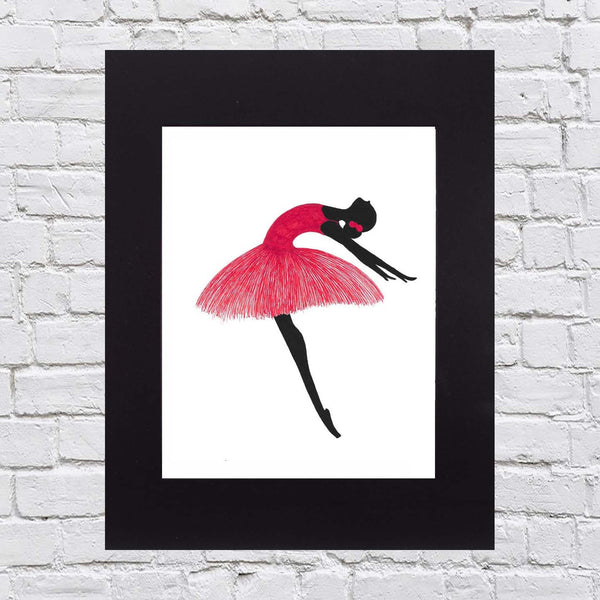 Ballerina Art Illustration - Ingrid Silva