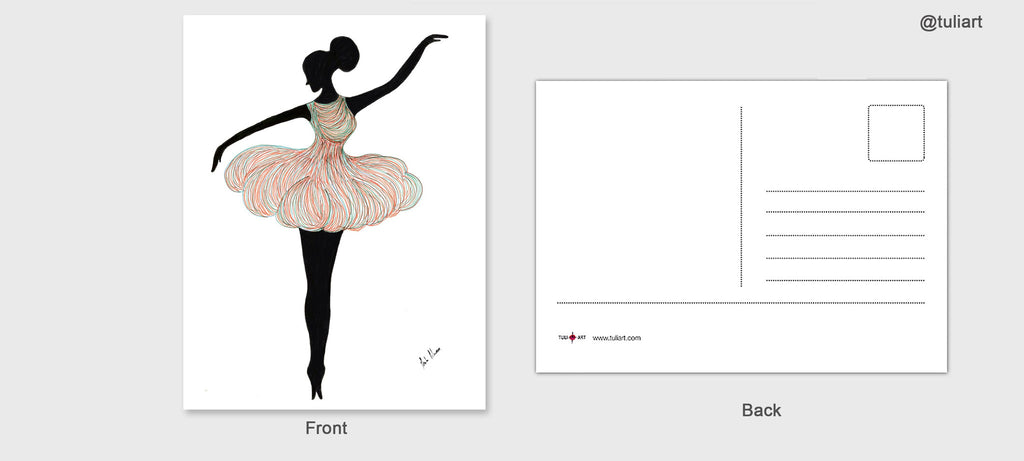 Post Cards-Elisa Ballerina