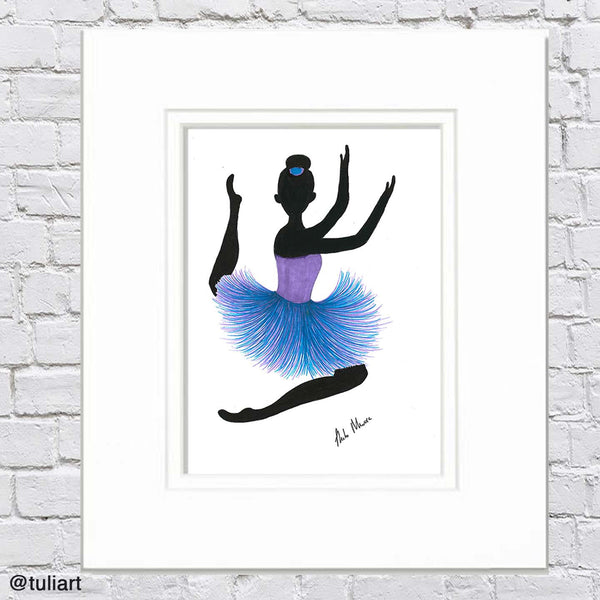 Ballerina Art Illustration - Sophia